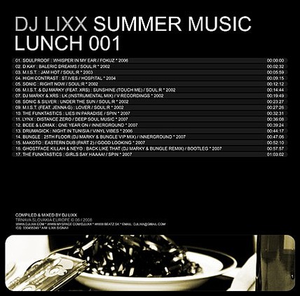 DJ Lixx -Summer Music Lunch 001 DJ Lixx -Summer Music Lunch 001